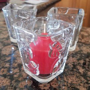 Partylite Fall Leaves votive holders